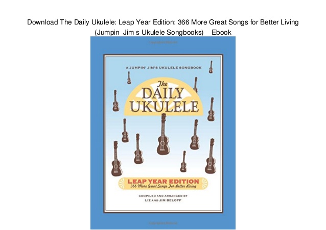 The daily ukulele songbook download